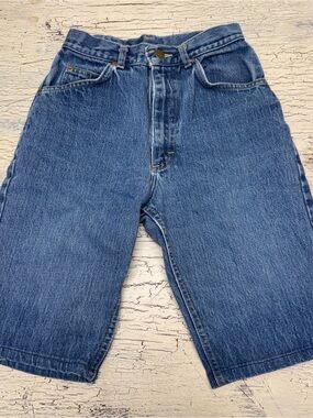 Vintage 80’s Lee Classic Boys Denim Shorts Blue